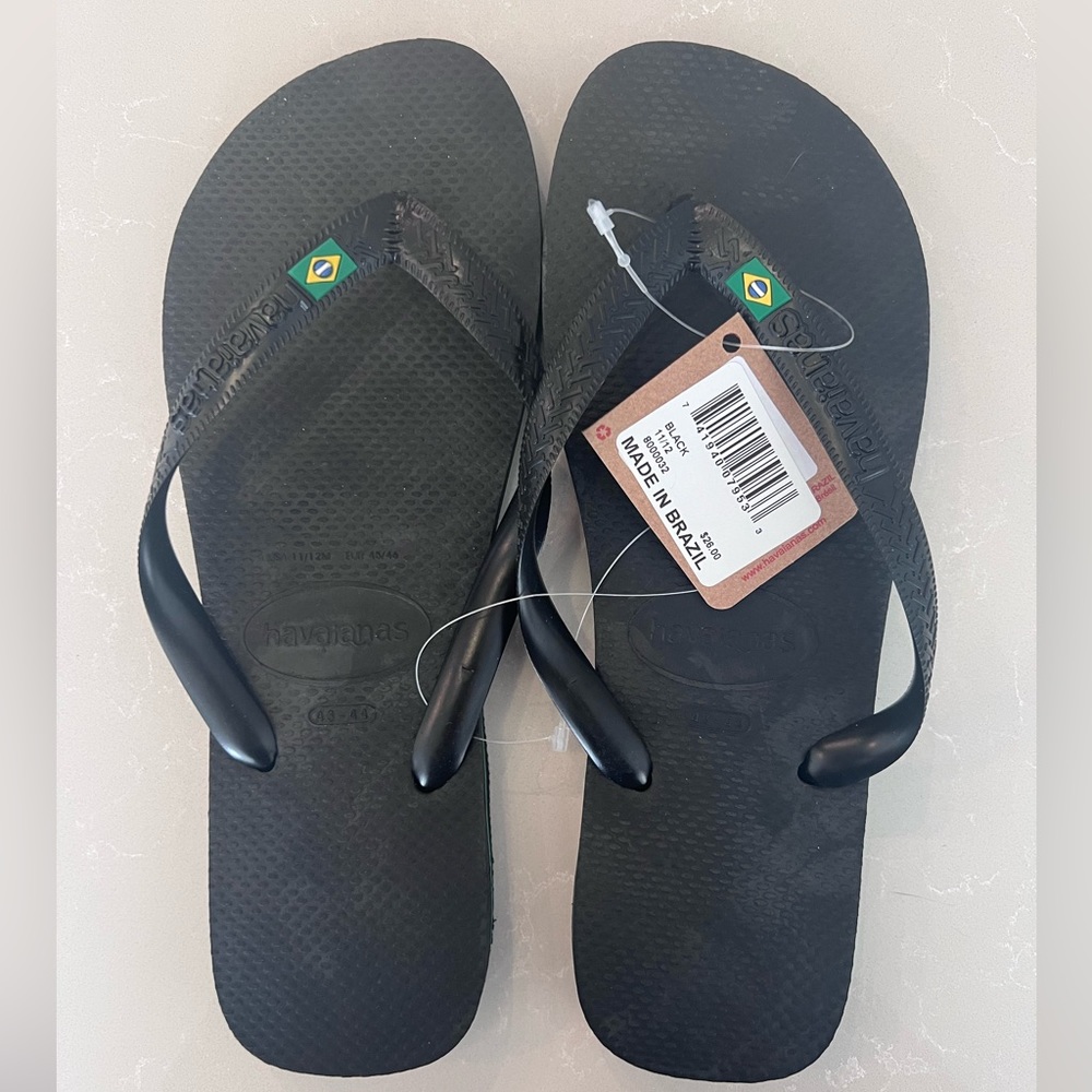 Men’s Black Havaiana Flip Flops